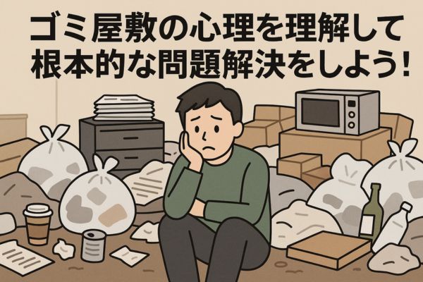 ゴミ屋敷の心理を理解して根本的な問題解決をしよう！
