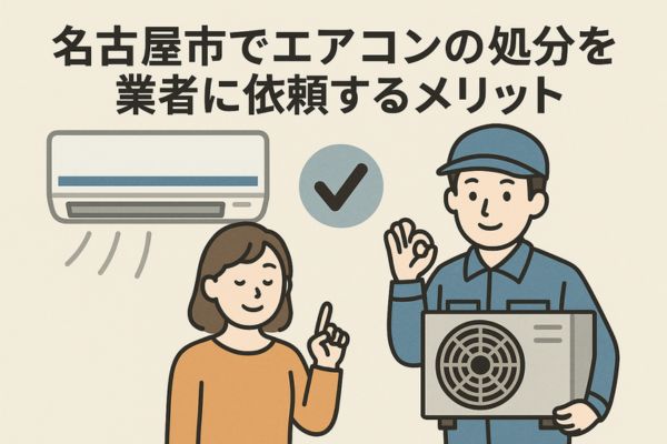 名古屋市でエアコンの処分を業者に依頼するメリット