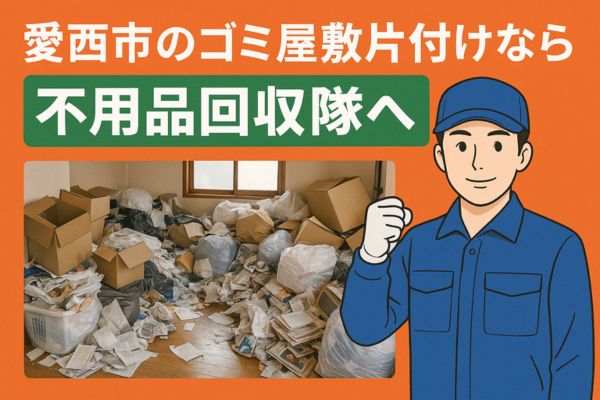 愛西市のゴミ屋敷片付けなら不用品回収隊へ!