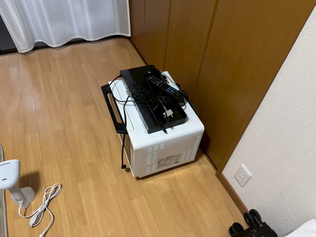 名古屋市でブルーレイレコーダーの処分を不用品回収業者に依頼した時の事例-ビフォー①