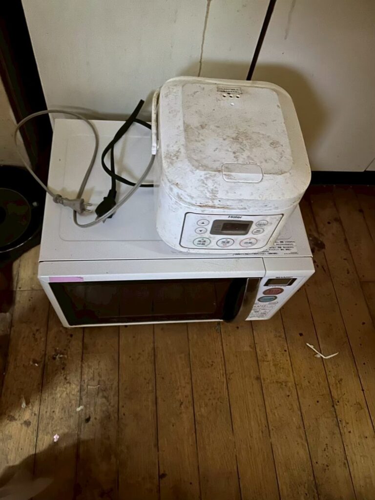 名古屋市で炊飯器の処分を不用品回収業者に依頼した時の事例-ビフォー①