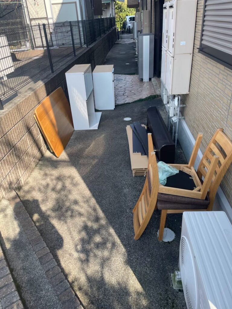 豊田市のの粗大ごみ処分の事例before①