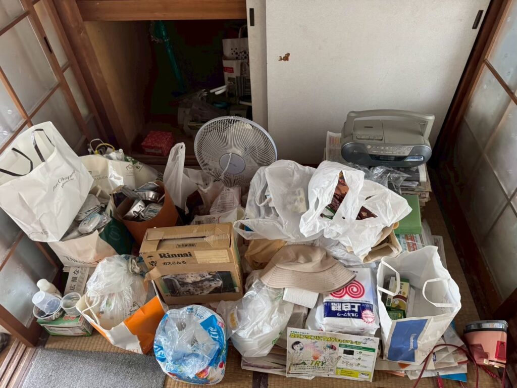 名古屋市で扇風機の処分を不用品回収業者に依頼した時の事例-ビフォー②