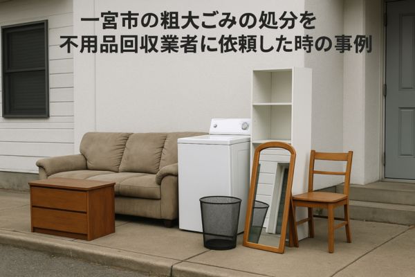 一宮市の粗大ごみの処分を不用品回収業者に依頼した時の事例