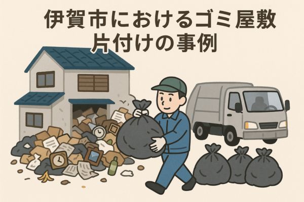 伊賀市におけるゴミ屋敷片付けの事例を紹介