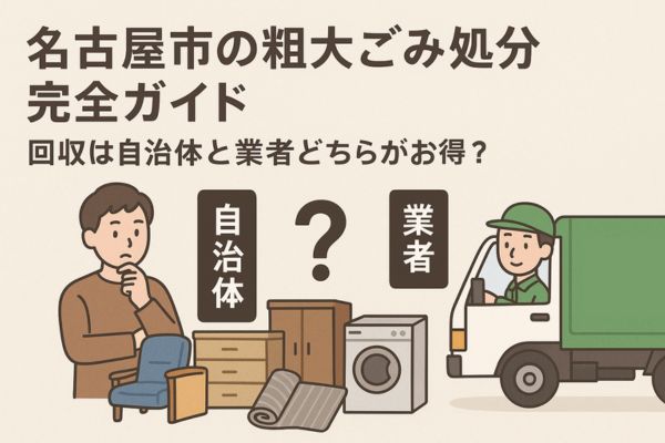 名古屋市の粗大ごみ処分完全ガイド｜回収は自治体と業者どちらがお得？