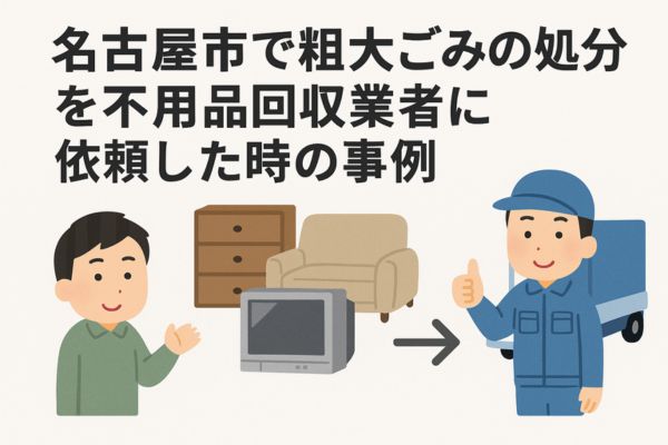 名古屋市で粗大ごみの処分を不用品回収業者に依頼した時の事例