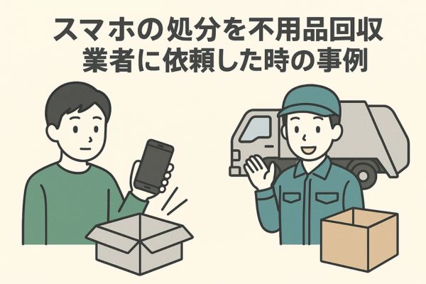 スマホの処分を不用品回収業者に依頼した時の事例
