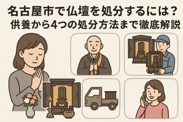 名古屋市で仏壇を処分するには？供養から4つの処分方法まで徹底解説