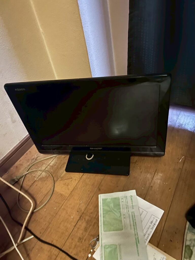 名古屋市で家テレビを処分した事例before