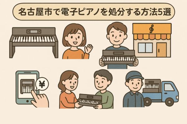 名古屋市で電子ピアノを処分する方法5選