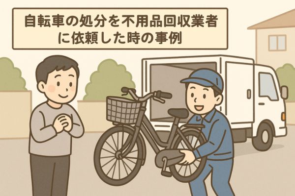 自転車の処分を不用品回収業者に依頼した時の事例