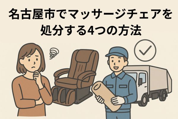名古屋市でマッサージチェアを処分する4つの方法