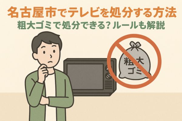 名古屋市でテレビを処分する方法｜粗大ゴミで処分できる？ルールも解説