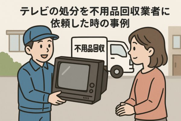 テレビの処分を不用品回収業者に依頼した時の事例
