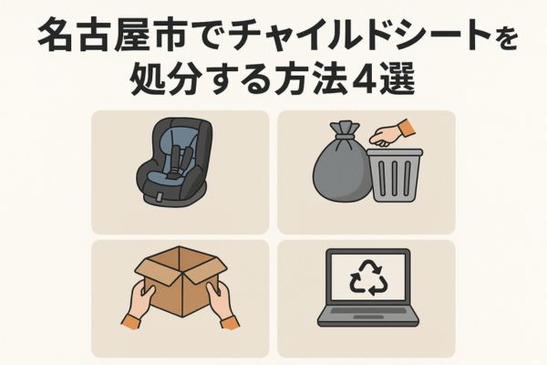 名古屋市でチャイルドシートを処分する4つの方法