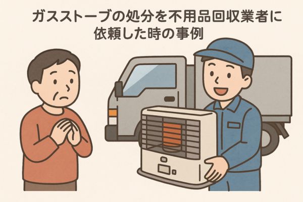 ガスストーブの処分を不用品回収業者に依頼した時の事例