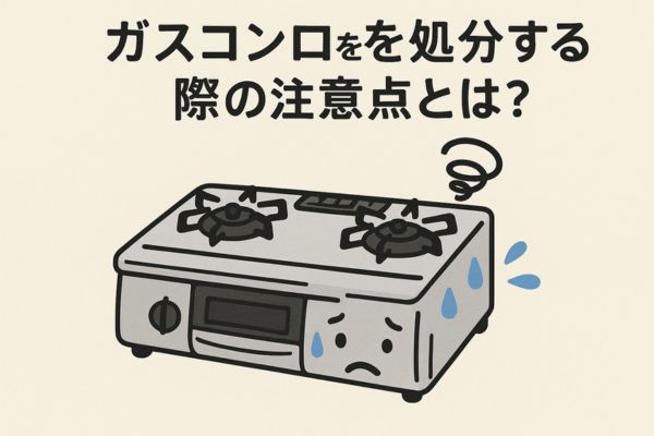 ガスコンロを処分する際の注意点とは？