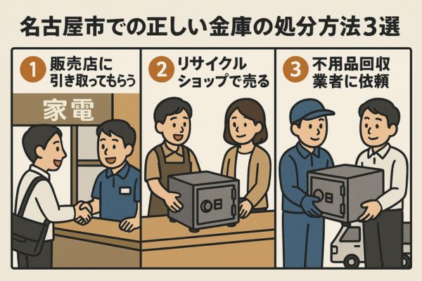 名古屋市での正しい金庫の処分方法3選