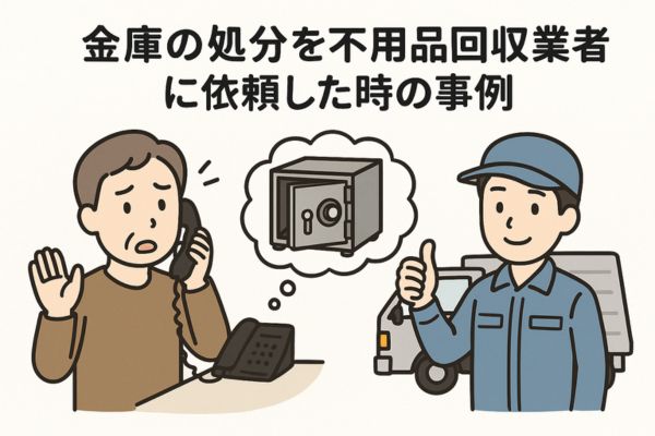 金庫の処分を不用品回収業者に依頼した時の事例
