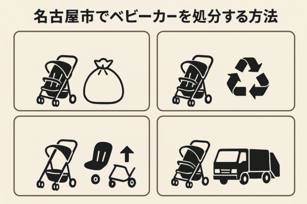 名古屋市でベビーカーを処分する方法4選