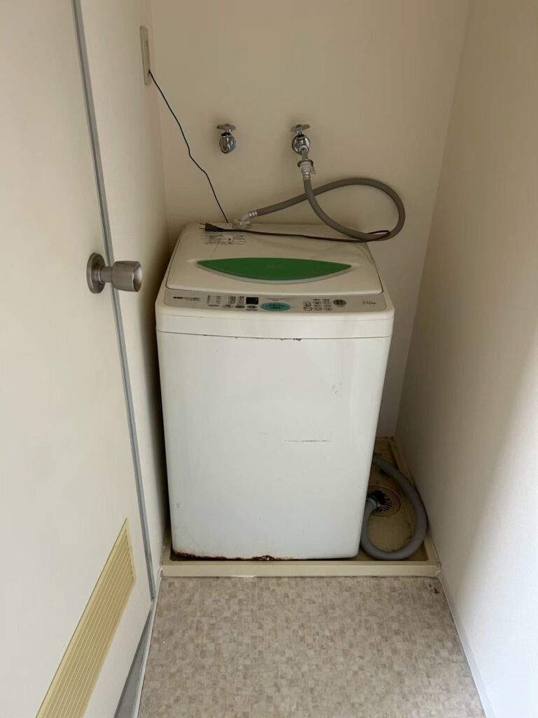 洗濯機の処分を不用品回収業者に依頼した時の事例before①
