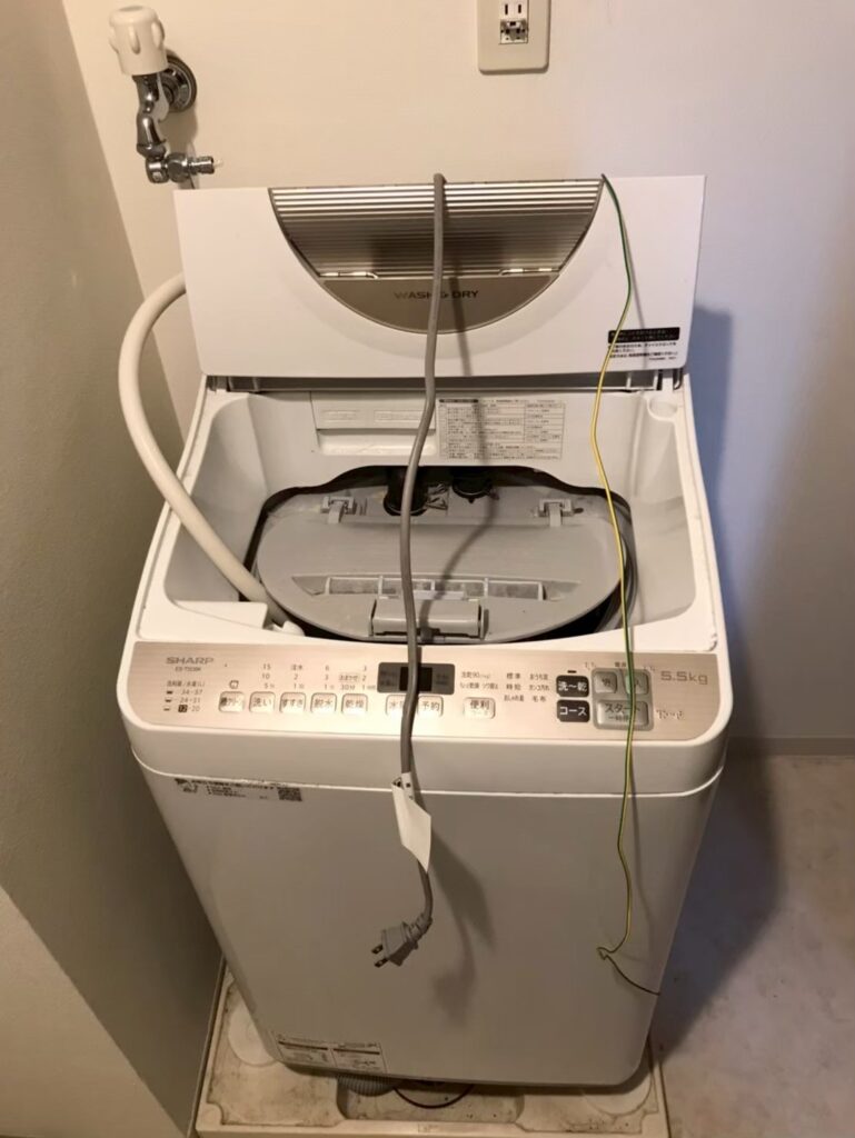 洗濯機の処分を不用品回収業者に依頼した時の事例before②
