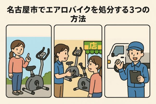 名古屋市でエアロバイクを処分する3つの方法