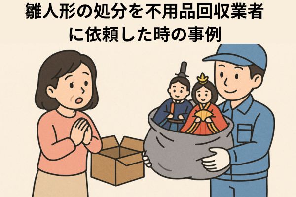 雛人形の処分を不用品回収業者に依頼した時の事例