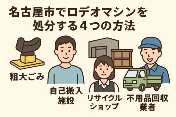 名古屋市でロデオマシンを処分する4つの方法