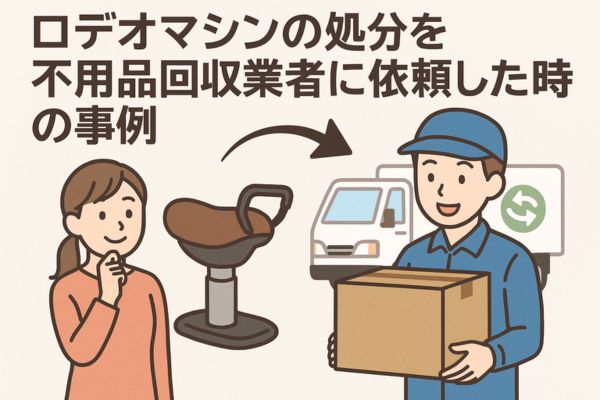 ロデオマシンの処分を不用品回収業者に依頼した時の事例