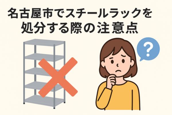 名古屋市でスチールラックを処分する際の注意点